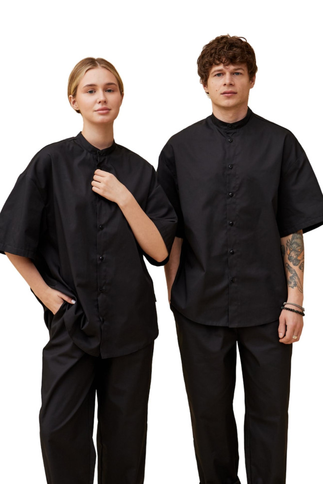Сорочка oversize унісекс "Індіана" чорна