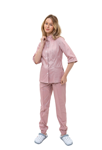 Універсальний жіночий костюм "Надія" рожева пудра