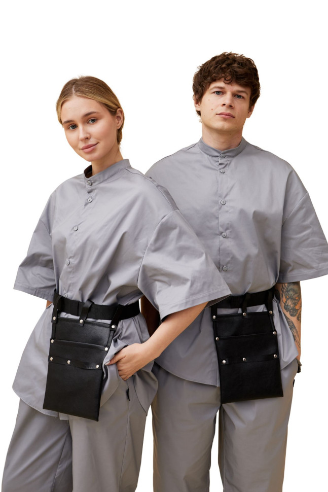Сорочка oversize унісекс "Індіана" сіра