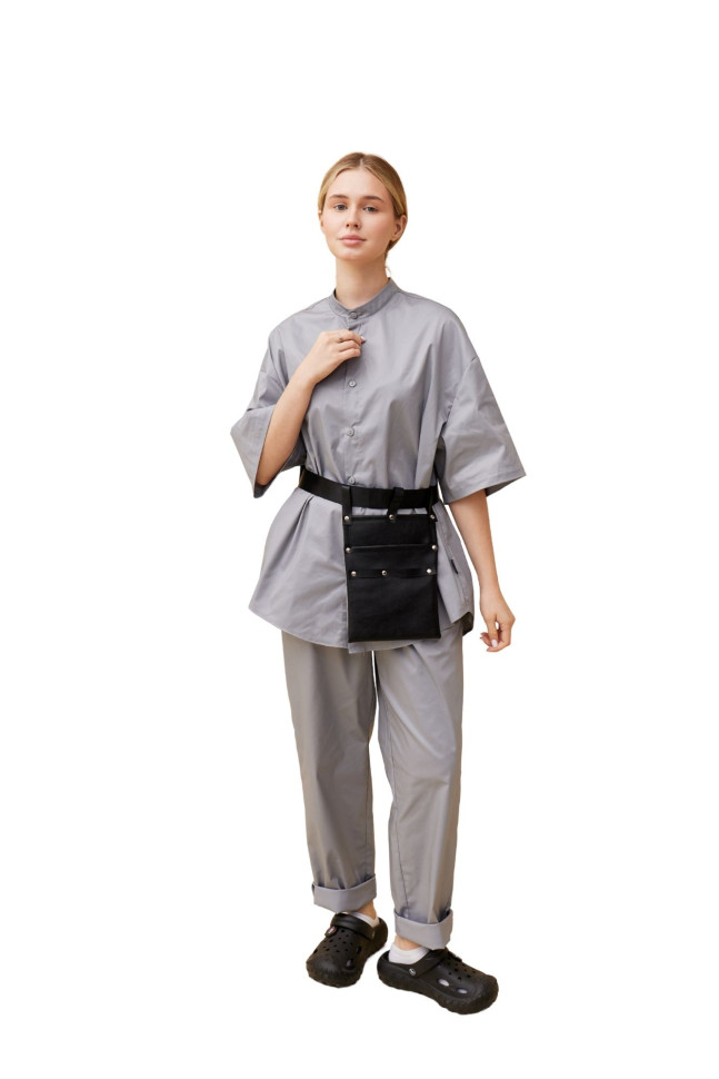 Сорочка oversize унісекс "Індіана" сіра