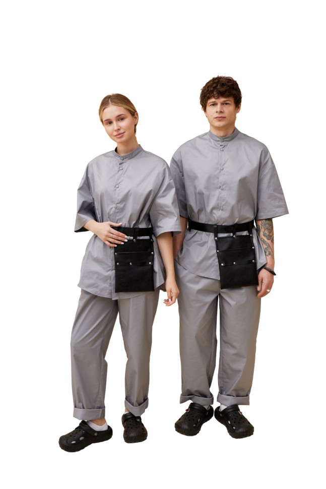 Сорочка oversize унісекс "Індіана" сіра