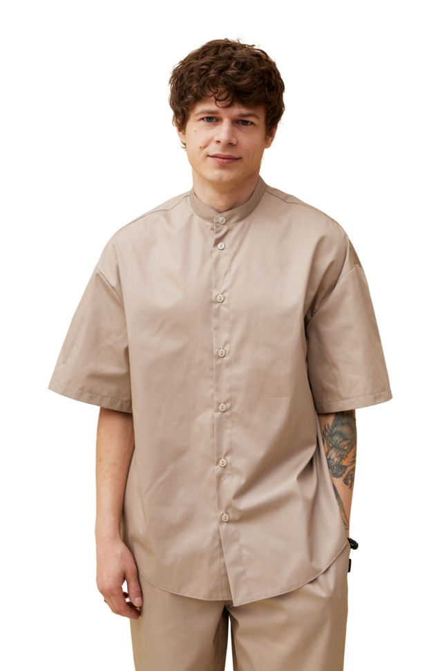 Сорочка oversize унісекс "Індіана" бежева