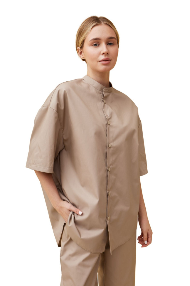 Сорочка oversize унісекс "Індіана" бежева