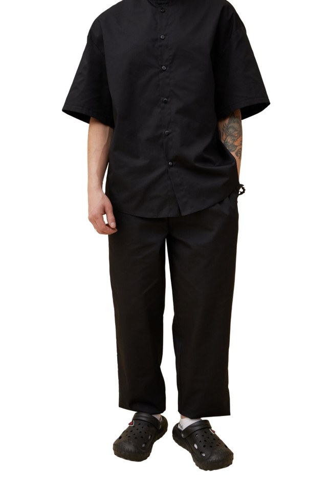 Брюки унісекс oversize «Індіана» чорні