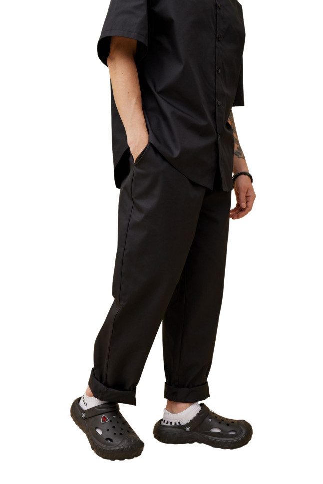 Брюки унісекс oversize «Індіана» чорні