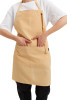 Фартук  с нагрудником "Габардин" бежевый   - Фартук  с нагрудником "Габардин" бежевый  