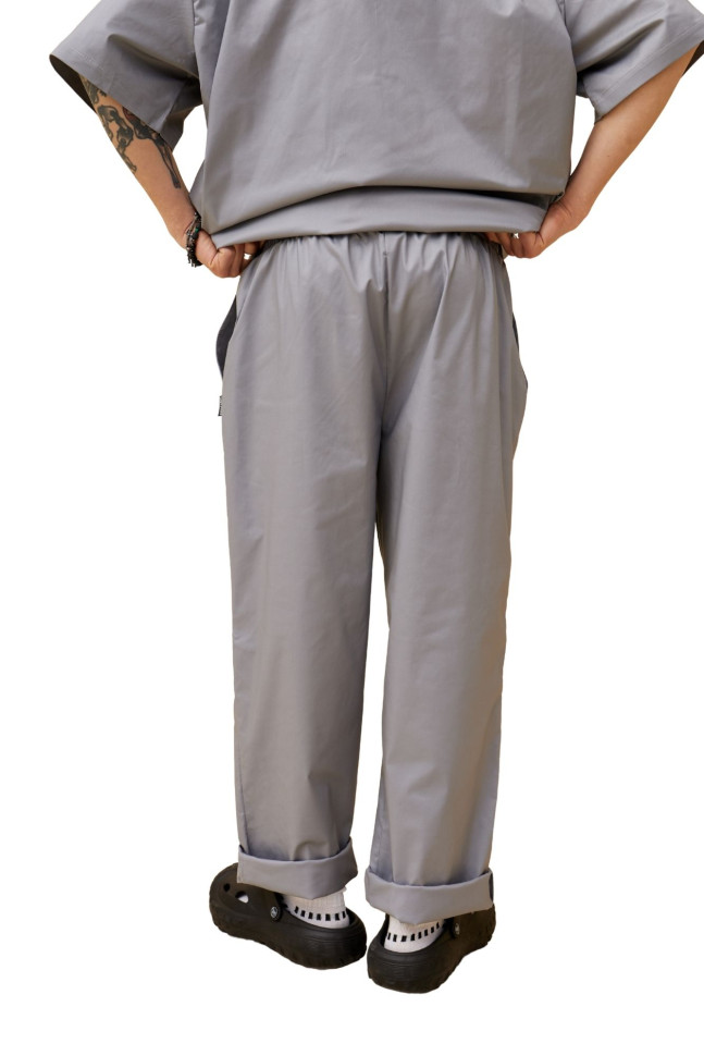 Брюки унісекс oversize «Індіана» сірі