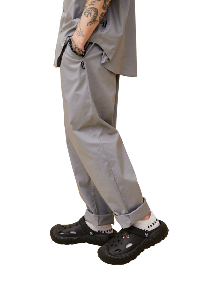 Брюки унісекс oversize «Індіана» сірі