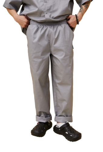 Unisex oversize trousers "Indiana" gray