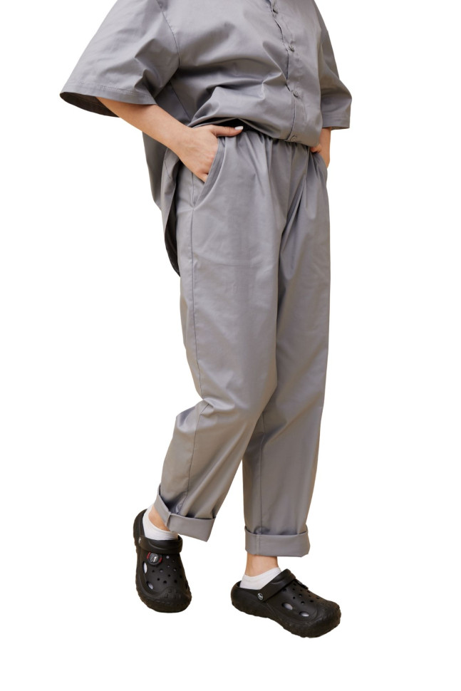 Брюки унісекс oversize «Індіана» сірі 