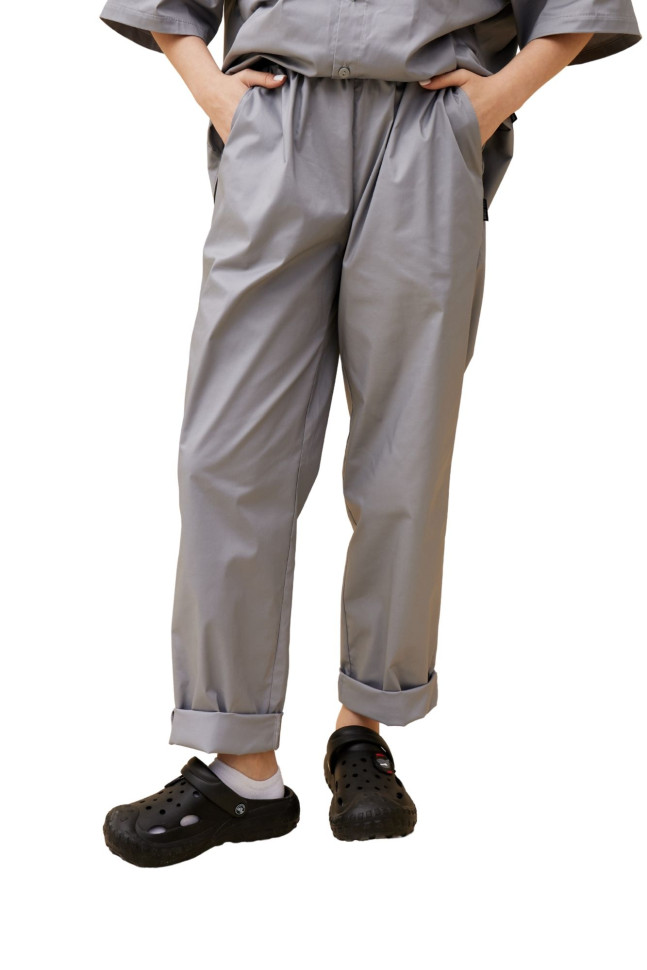 Брюки унісекс oversize «Індіана» сірі 