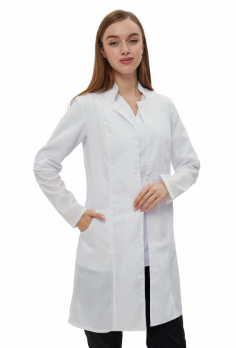 Жіночий медичний білий халат "Класик шик"
